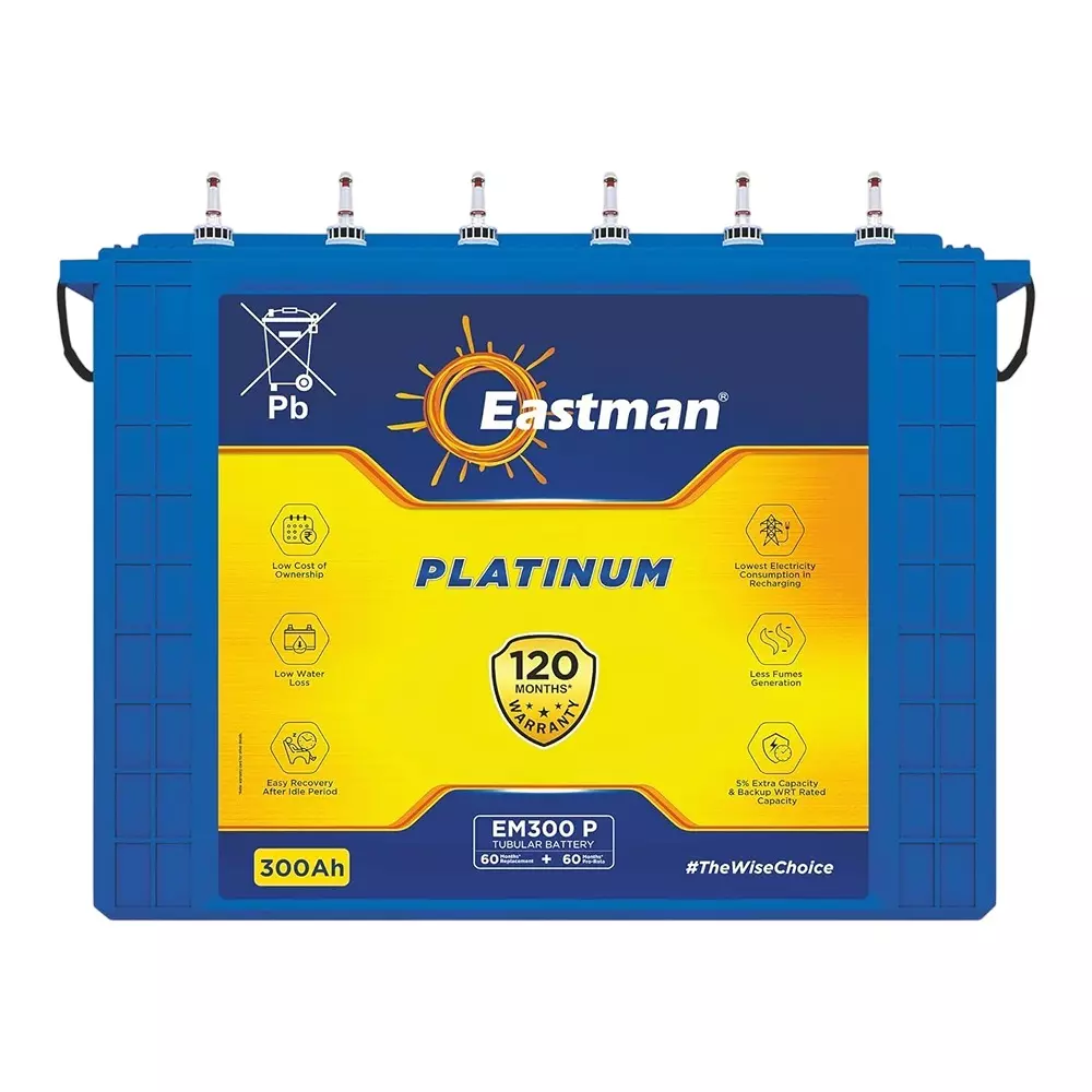 Eastman Regular Series 12 V 300, 330 & 400 Ah Inverter Battery