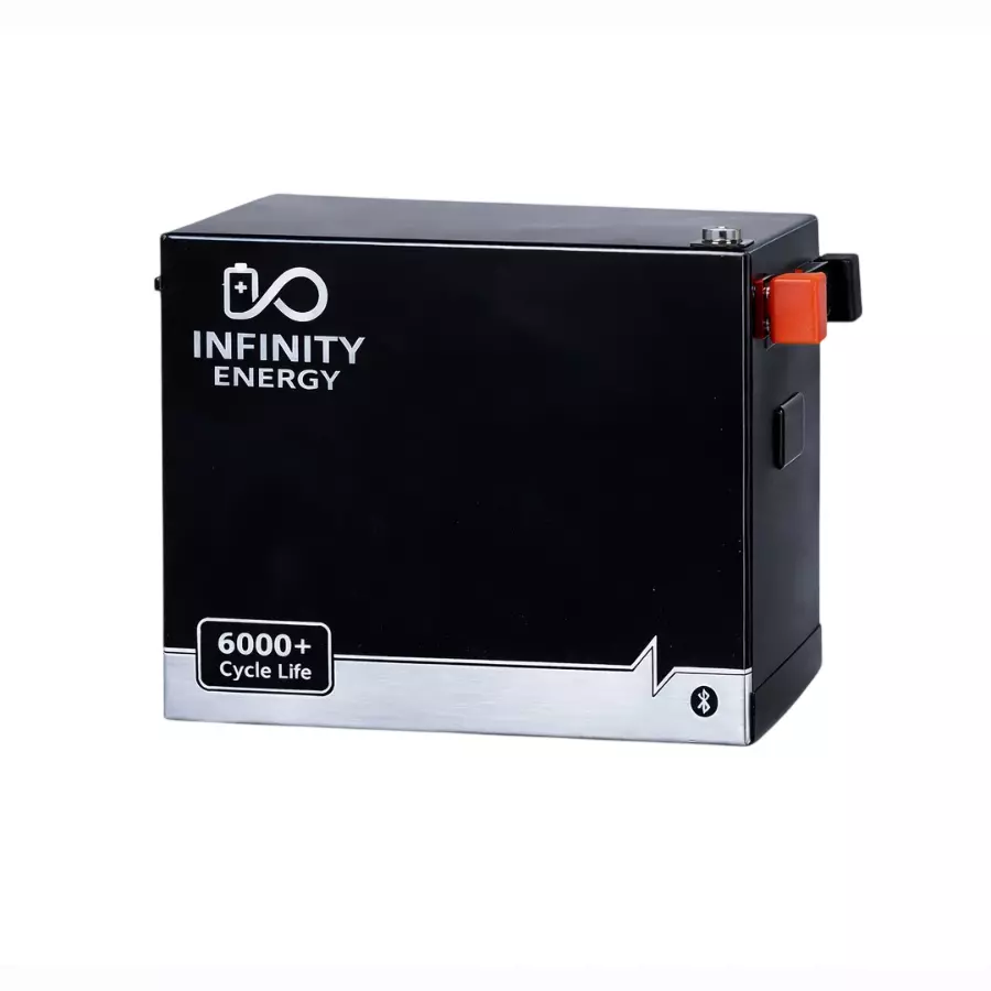 Infinity Energy Lithium Battery 100 Ah Capacity, BMS Bluetooth Connectivity