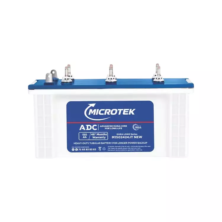 Microtek Tall Tubular Inverter Battery With ADC Technology 200 Ah Capacity, 899-BA3-M200
