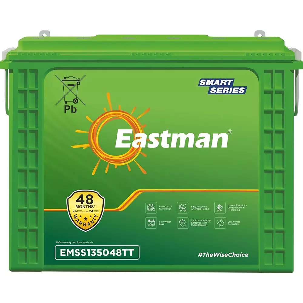 Eastman Tall Tubular Inverter Battery 12 V 135 Ah Smart, EMSS135048TT