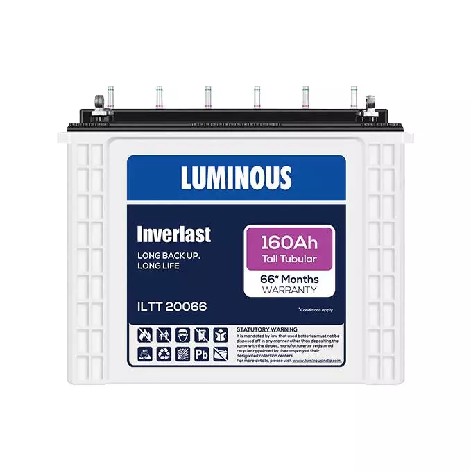 Luminous Inverlast 160 Ah Tall Tubular Inverter Battery, ILTT20066
