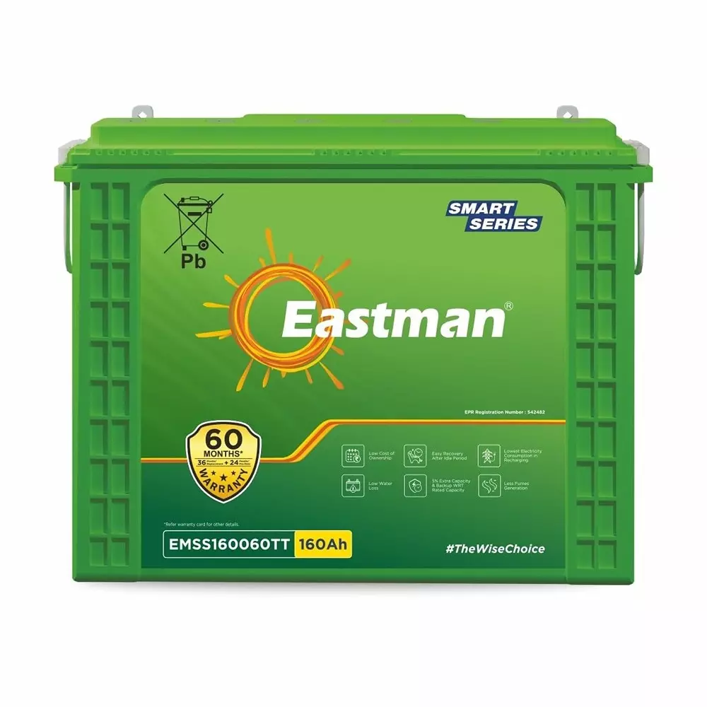 Eastman Tall Tubular Inverter Battery 12 V 160 Ah Smart, EMSS160060TT
