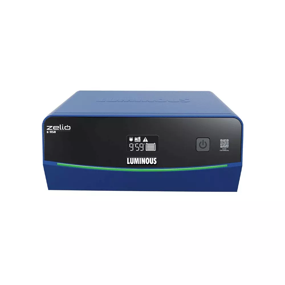 Luminous Zelio S 900 VA Pure Sine Wave Home Inverter, Zelio S 1150