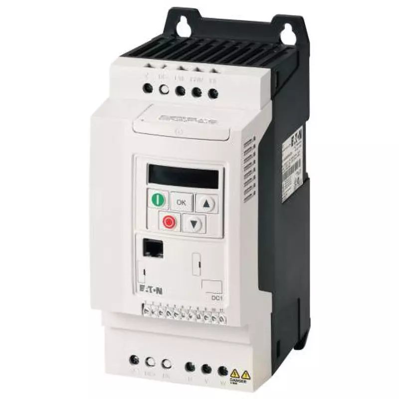 EATON Inverter 400 AC V Power Supply Voltage 5.8 A Allowable Current 2.2 kW Acceptable Input, DC1-345D8FB-A20CE1