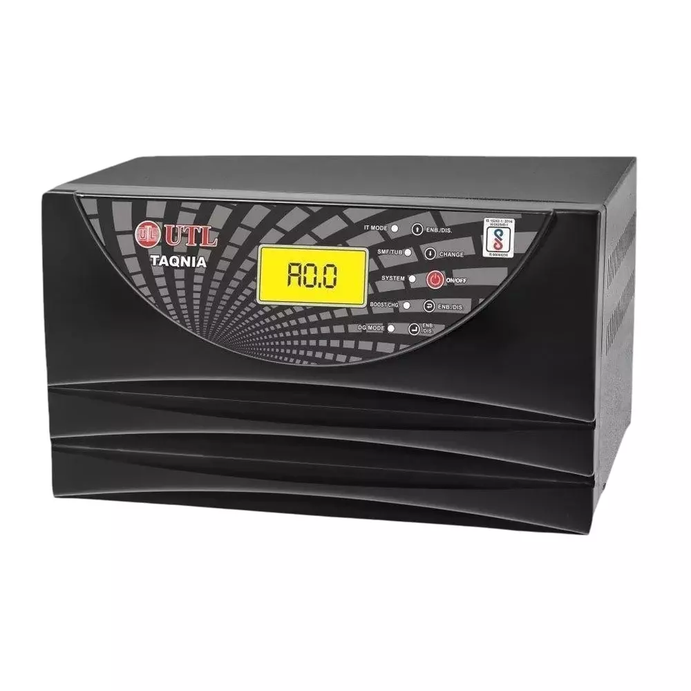 UTL Taqnia Pure Sine Wave Inverter 1200 W Bulb Load 1500 VA Rating Mosfet, TQ 1624-24V