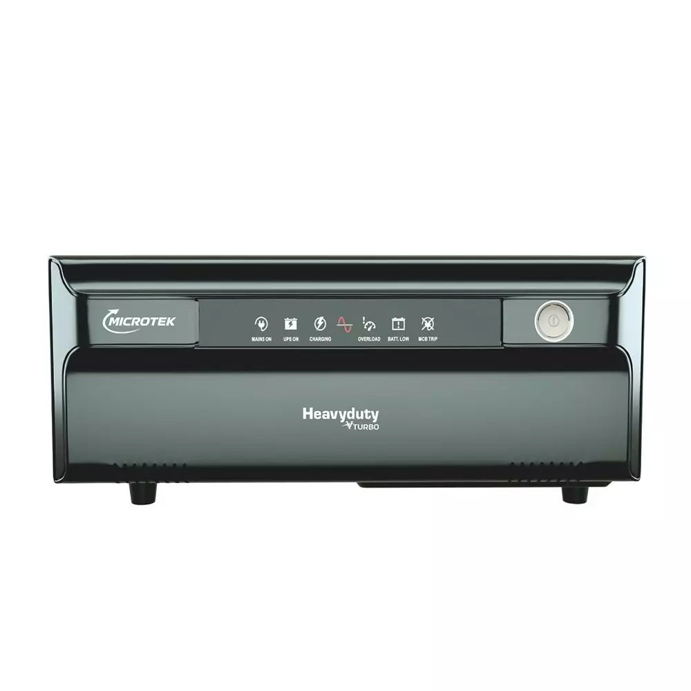 Microtek HEAVY DUTY vTURBO NEW UPS Inverter Black Single Phase 1000 W Power Wall Mounted for Home & Office, 899-HS1-1550