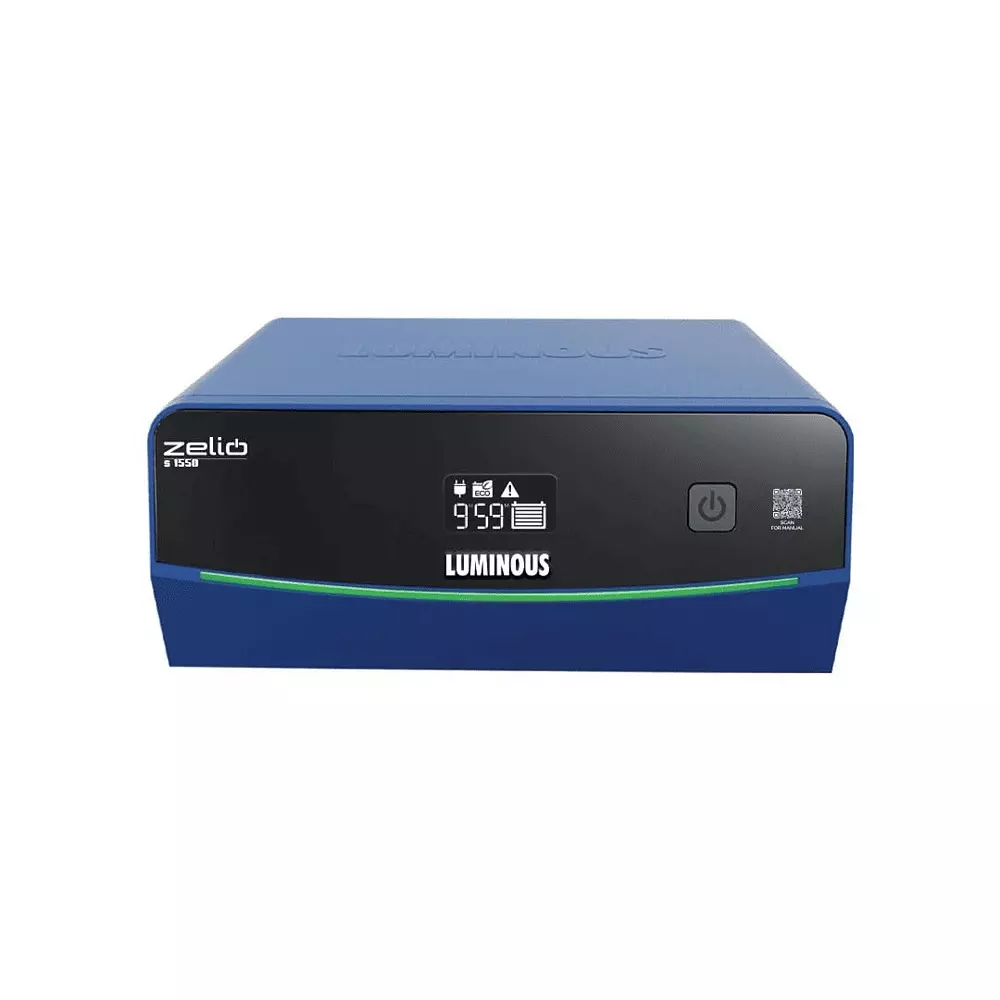 Luminous Zelio S 1400 VA Pure Sine Wave Home Inverter, Zelio S 1550