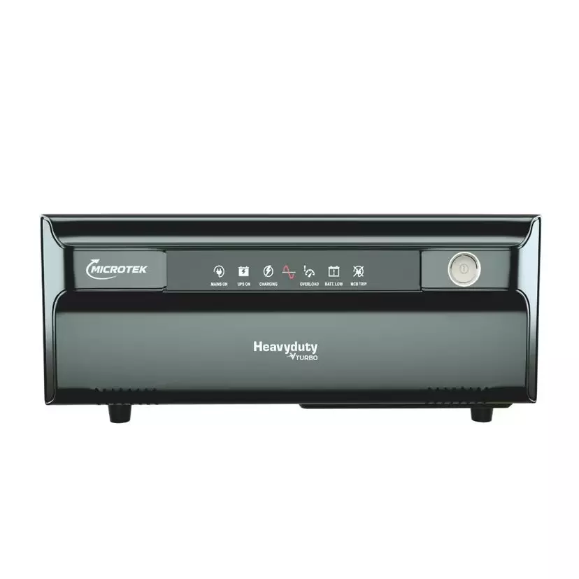 Microtek HEAVY DUTY vTURBO NEW UPS Inverter Black Single Phase 1320 W Power Wall Mounted for Home & Office, 899-HS1-2000