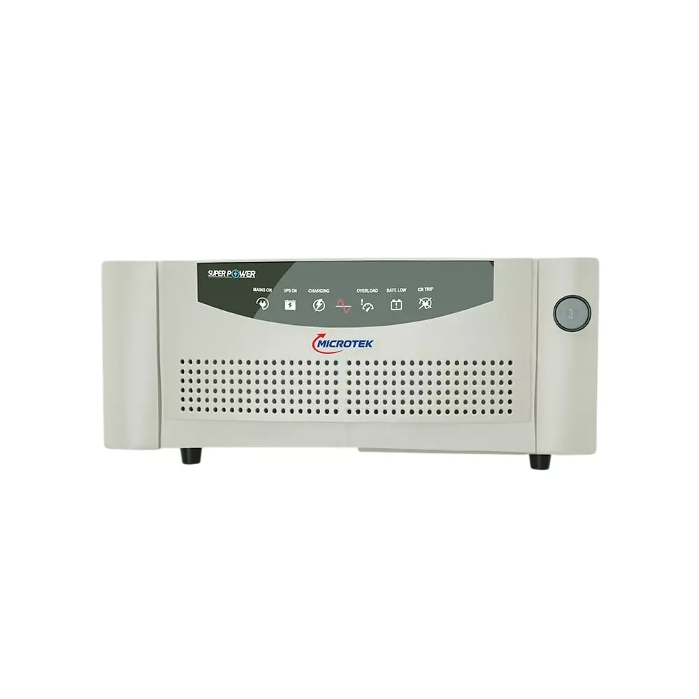 Microtek Super Power Inverter White Single Phase Wall Mounted Pure Sine Wave for Home, Office & Shops, 899-A21-1201