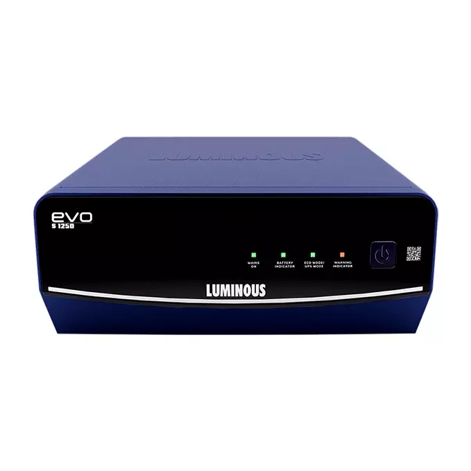 Luminous Inverter 1100 VA/12 V Capacity Pure Sine Wave Technology, Evo S 1250