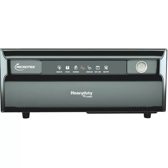 Microtek HEAVY DUTY vTURBO NEW UPS Inverter Black Single Phase 1260 W Power Wall Mounted for Home & Office, 899-HD1-1750
