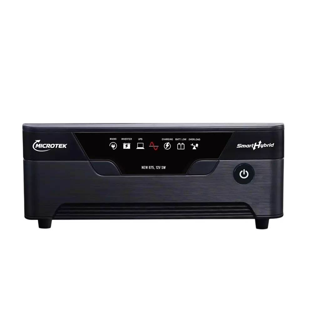 Microtek Smart Hybrid Pure Sine Wave Inverter 1115 VA Capacity 925 W Power, 899-95N-1275