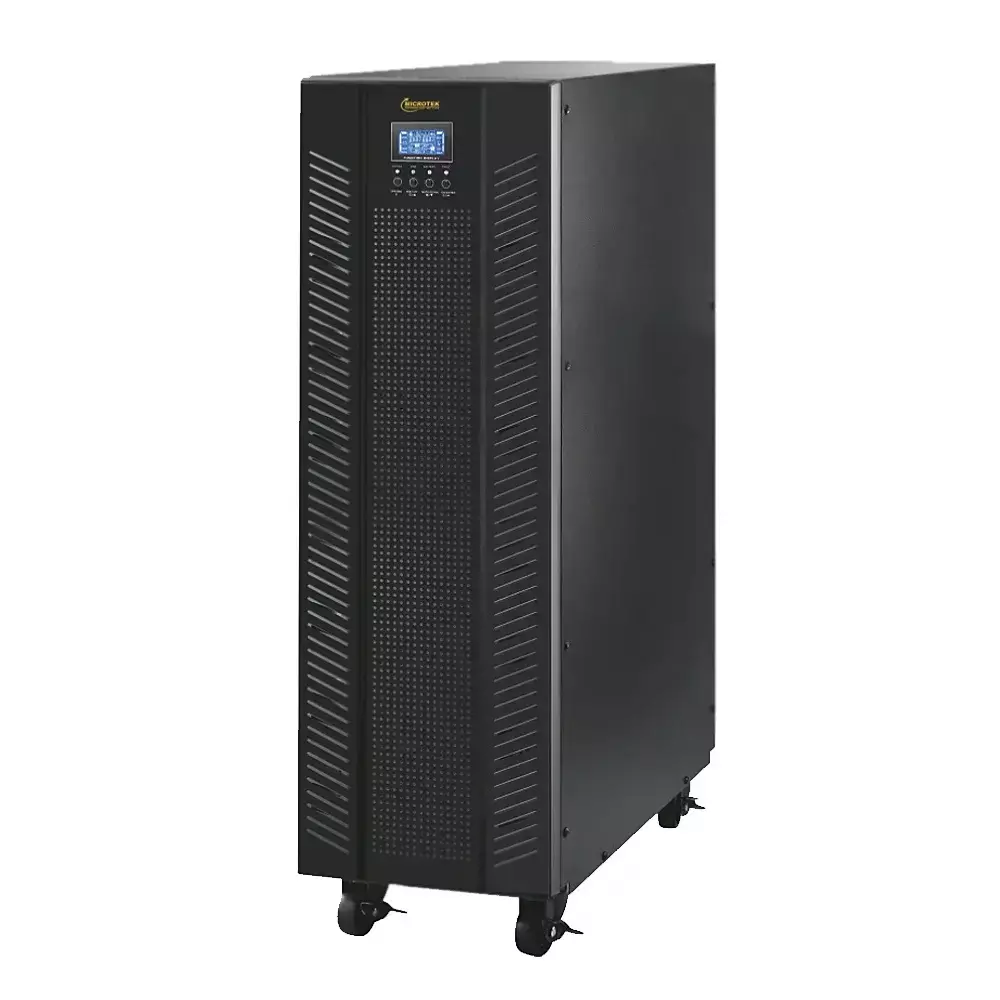 Microtek Tower Online UPS 120 kVA Black 3:3 Phase 120 kW Output Power Floor Mounted for Home & Office, 899-431-1203