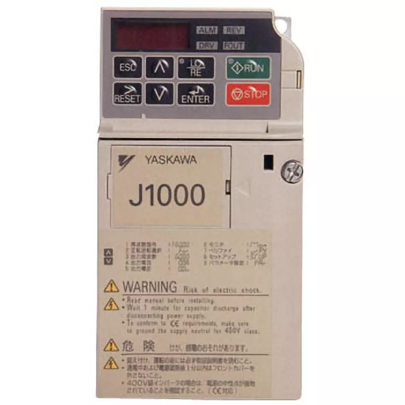 Yaskawa Inverter Three-phase 200-240 Power Supply Voltage Three-phase 200-240 Output Voltage, CIMR-JA2A0012BA