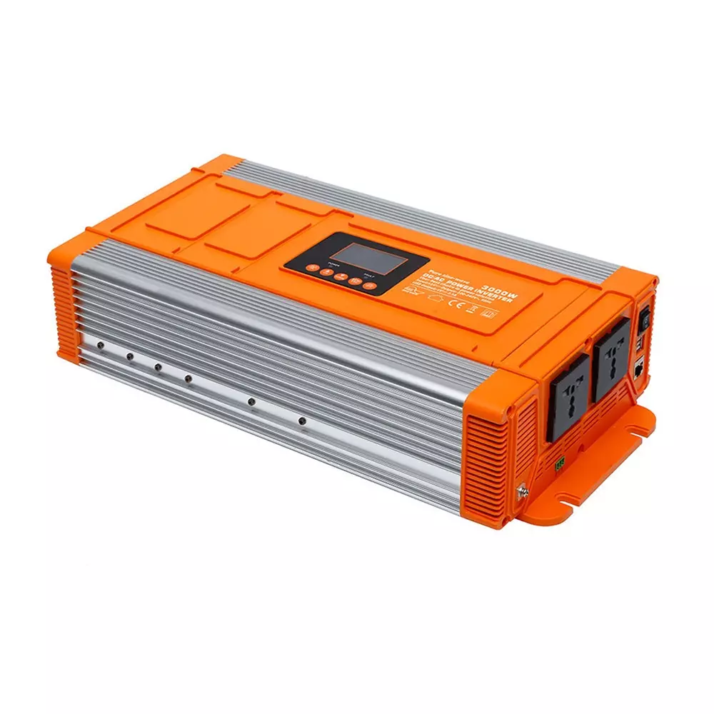 RS PRO Fixed Installation DC-AC Power Inverter 482x245x113 mm 230 V AC Output 13.04 Amp, 2685155