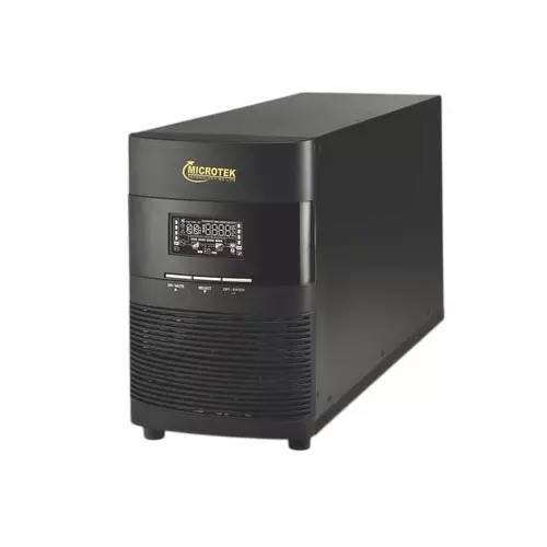 Microtek Tower Online UPS 2 kVA Black 1:1 Phase 1.8 kW Output Power Floor Mounted for Home & Office, 899-460-2001