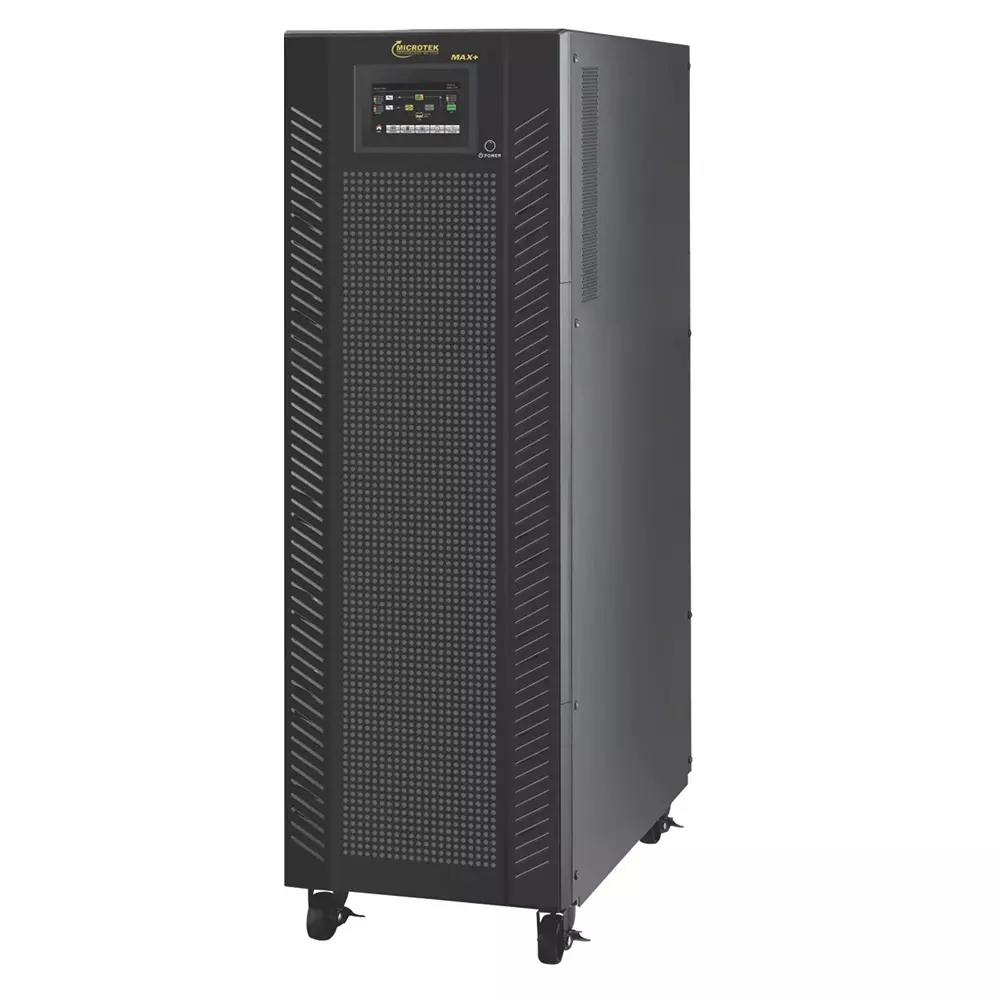 Microtek Tower Online UPS 60 kVA Black 3:3 Phase 54 kW Output Power Floor Mounted for Home & Office, 899-431-6002