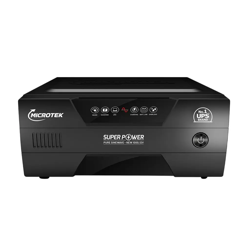 Microtek Super Power Pure Sine Wave Inverter 600 VA Capacity 550 W Power, 899-C31-0700