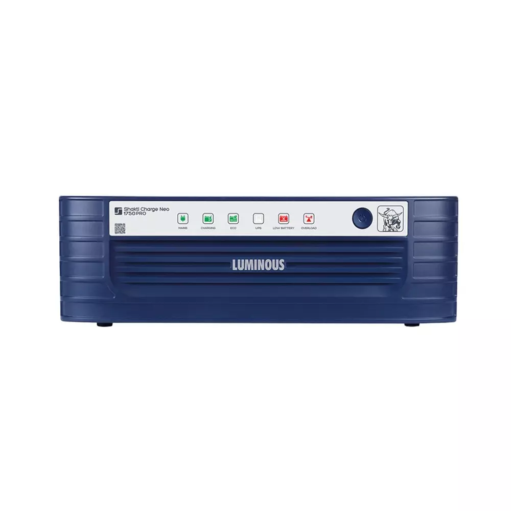 Luminous Shakti Charge Neo 1500 VA Modified Sine Wave / Intelligent Square Wave Home Inverter, Shakti Charge Neo 1750 Pro