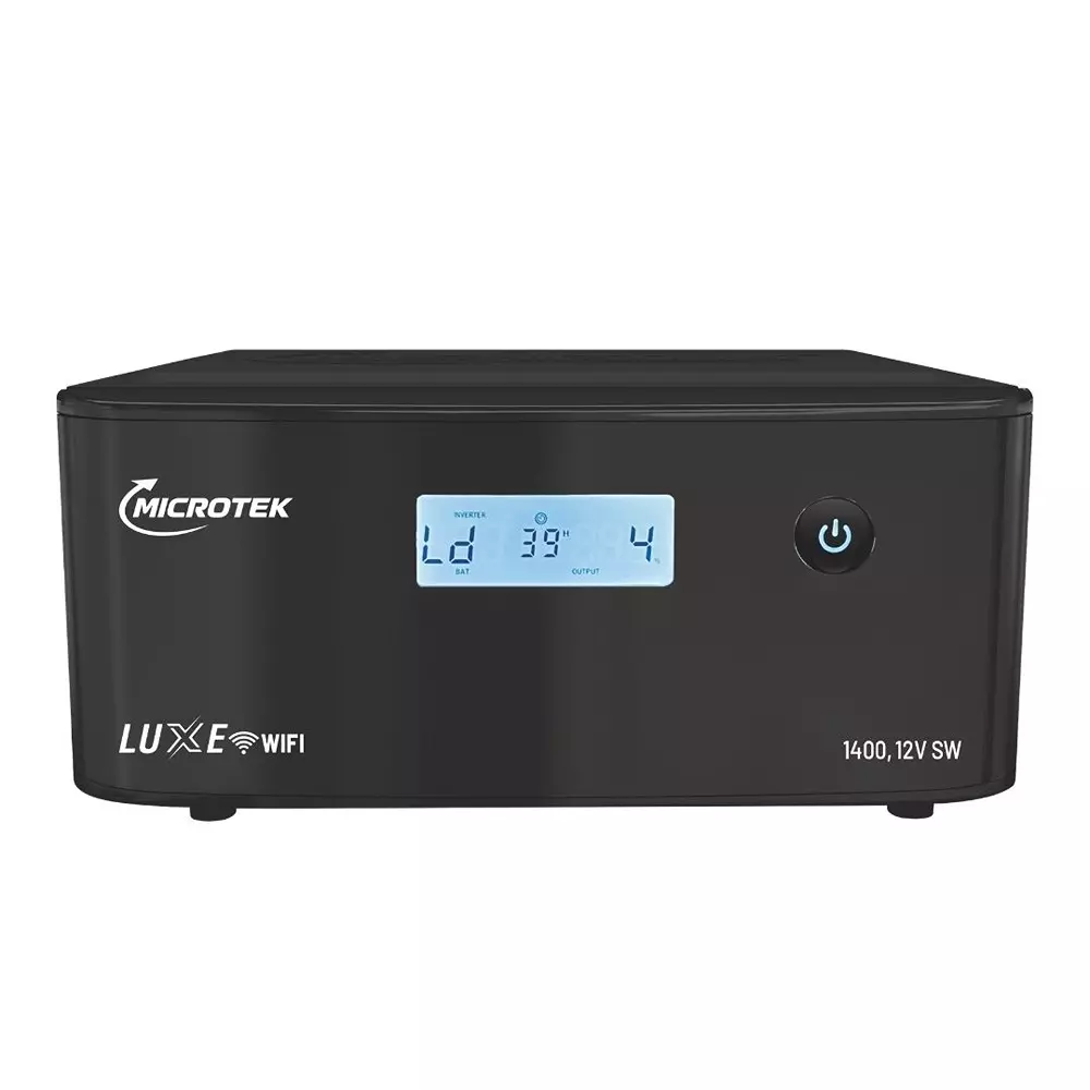 Microtek Inverter Black Single Phase Wall Mounted Pure Sine Wave for Home, Office, 899-LT1-1400