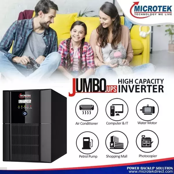 Microtek UPS JM SW 4000+/ 48 V Pure Sine Wave Inverter