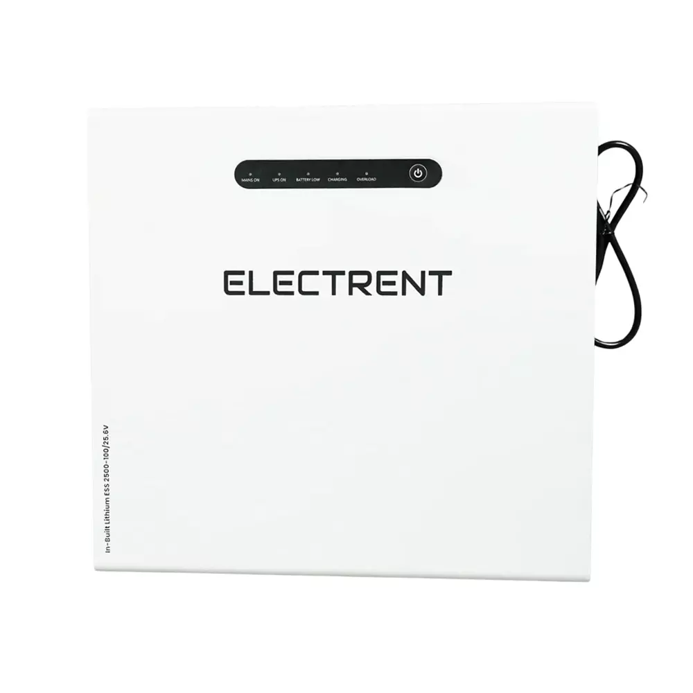 Electrent Digital Smart Inverter Inbuilt Lithium Battery 100 Ah 25.6 V, ESS 2500