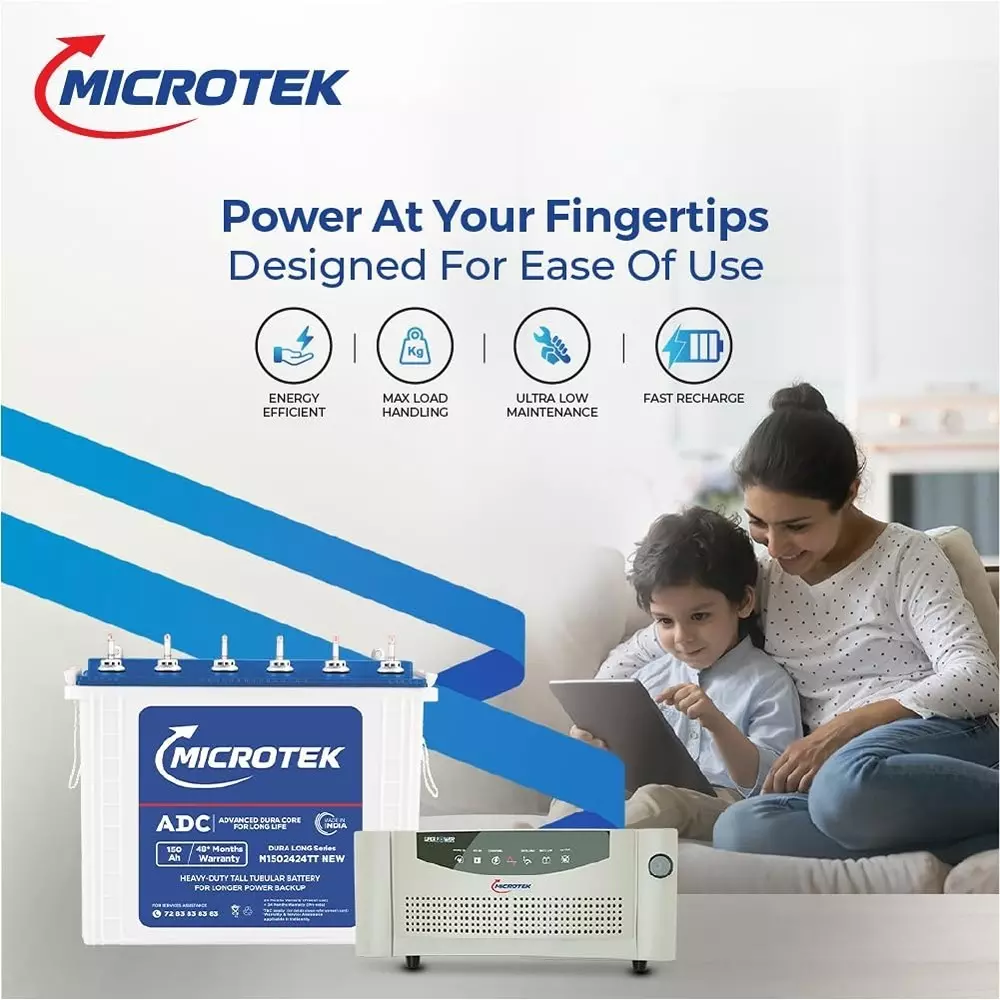 microtek-inverter-battery-kit-650-va-rated-capacity-pure-sine-wave-150-ah-battery-capacity-for-home-office-shops-super-power-new-700-m1502424tt
