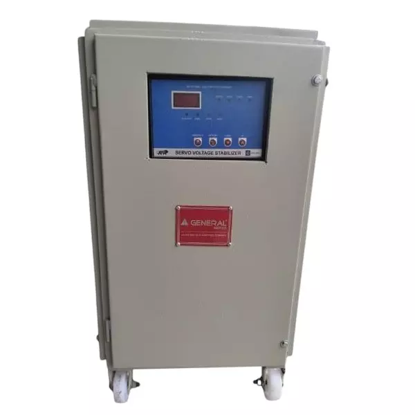 General Series 15 kVA Servo Voltage Stabilizer Single Phase and 90-270 V Input Voltage for Crypto Mining Machine, GS15K90VSP-AC