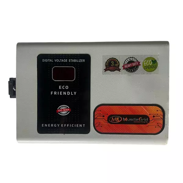 MuscleGrid 4 kVA 170 - 260 V AC Voltage Stabilizer -White