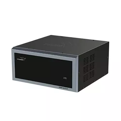 Vguard Automatic Electric Mainline Stabilizer 15 Amp 90-300 V AC Working Voltage Range Metal Wall Mounted Black, VGMW500 Plus