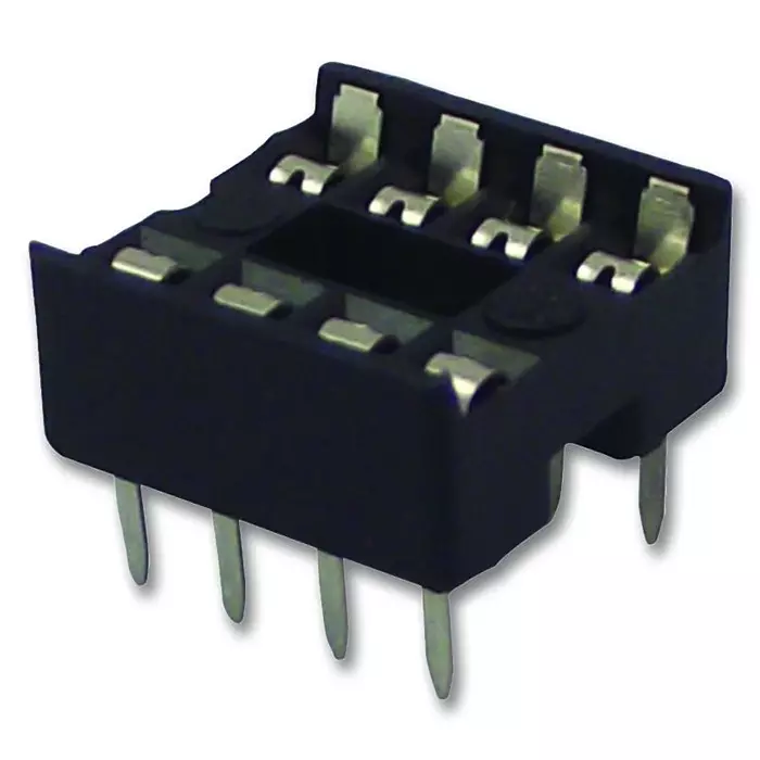 MULTICOMP PRO IC Sockets SOCKET IC, DIL, 0.3, TUBE/60, 8WAY,PK60, MC-2227-08-03-F1 (Pack of 60)