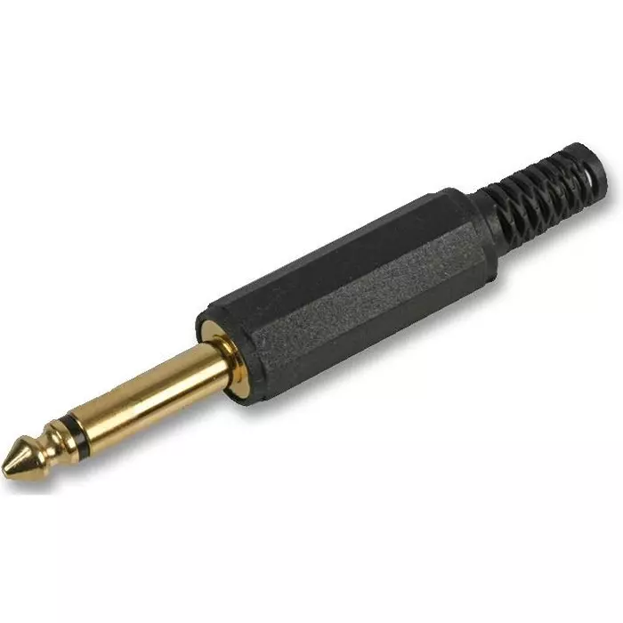 MULTICOMP PRO Audio Jacks & Audio Plugs PHONE AUDIO CONN, PLUG, 2POS, 6.35MM, PS000123