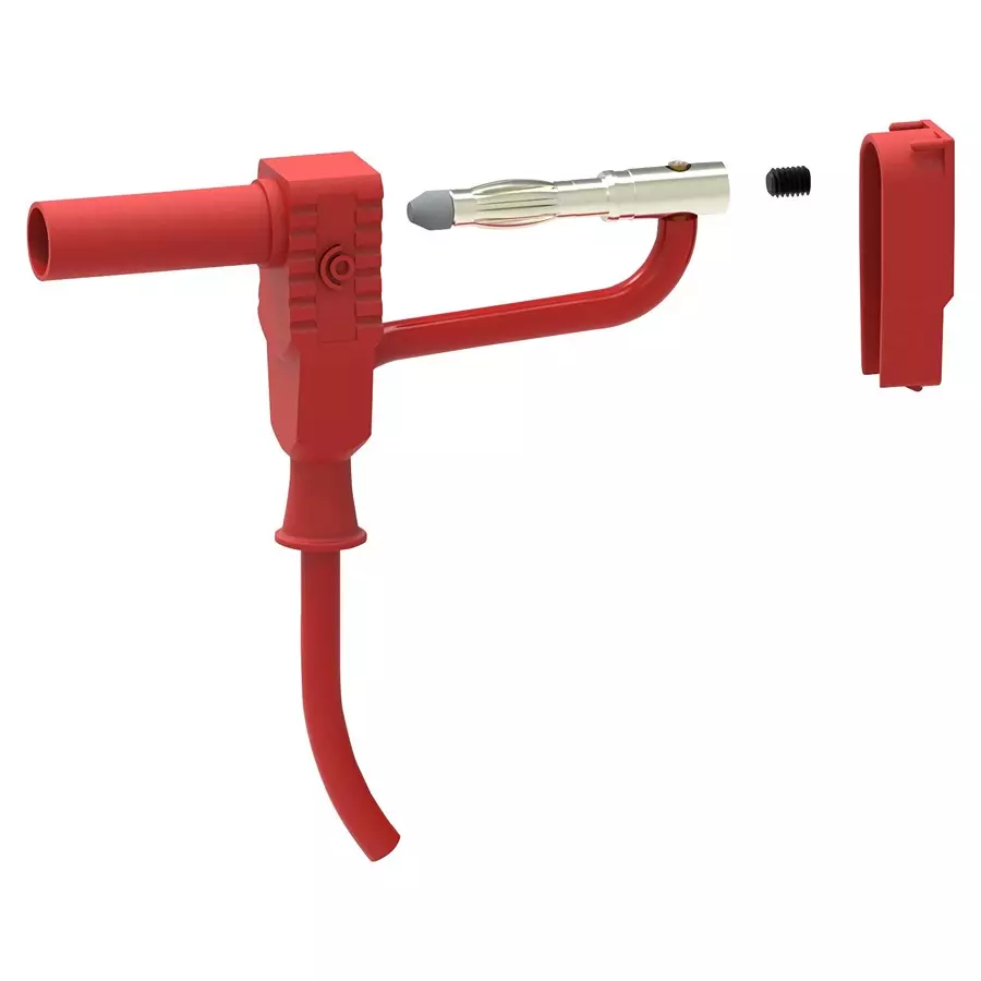 MULTICOMP PRO Banana Plugs & Jacks CONN, BANANA, PLUG, 20A, SCREW, RED, 72-13672