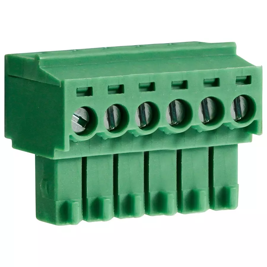 CAMDENBOSS Tb, Pluggable, 6Pos, 28-16Awg, CTBP92HD/6