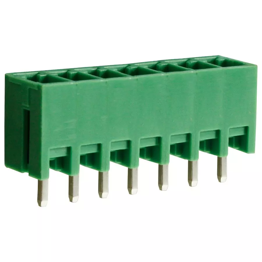 CAMDENBOSS Terminal Block, Header, 7Pos, Th, CTBP93VD/7 (Pack of 10)