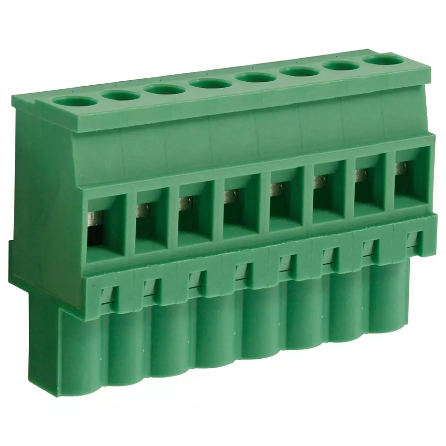 CAMDENBOSS Tb, Pluggable, 8Pos, 28-14Awg, CTBP92VG/8S