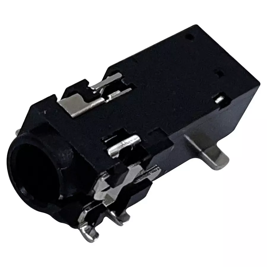 SWITCHCRAFT/CONXALL Phone Audio Conn, 3.5 mm R/A Jack, 4Pos, 35RASMT5CHNTRX