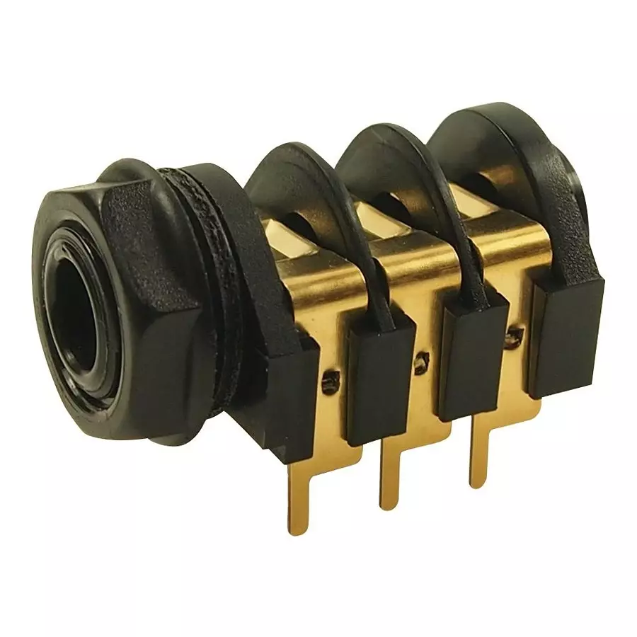 CLIFF ELECTRONIC COMPONENTS CONN, STEREO JACK, SOCKET, 6.35MM, PCB, CL12327