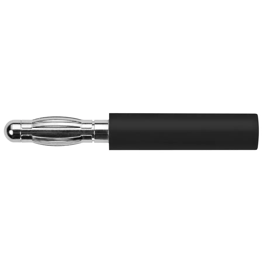 SCHUTZINGER ADAPTER, BANANA, PLUG, 32A, BLK, SOLDER, A 40-40 S NI / SW