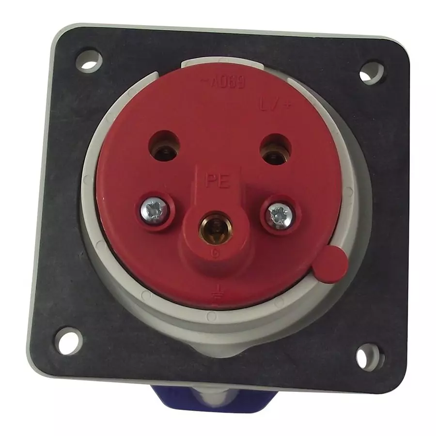 WALTHER Connector, Power Entry, Socket, 32A, 430306