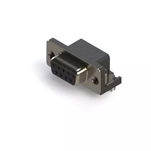 EDAC D SUB CONN, R/A RCPT, 9POS, DE, SOLDER, 622-009-260-542