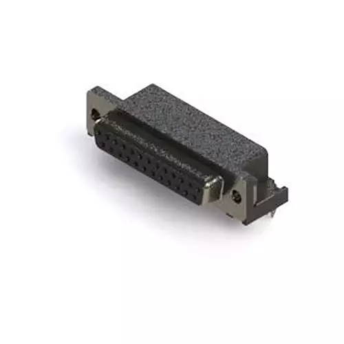EDAC D SUB CONN, R/A RCPT, 25POS, DB, SOLDER, 630-025-640-541