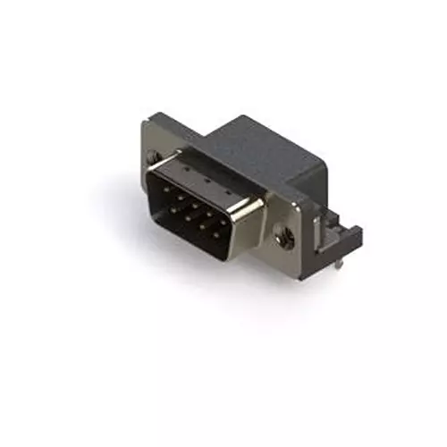 EDAC D SUB CONN, R/A PLUG, 9POS, DE, SOLDER, 621-009-668-032
