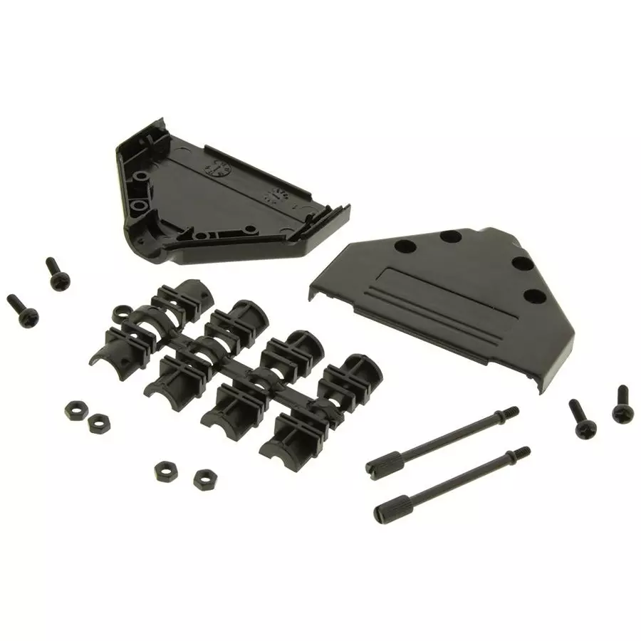 MH CONNECTORS BACKSHELL, D, TOP ENTRY, 37WAY, MHDTPPK37-K