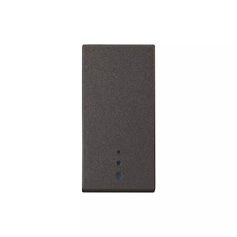 Legrand Switch with Indicator Myrius Charcoal Grey 6 Amp 1 Module 1 Way, 6794 02