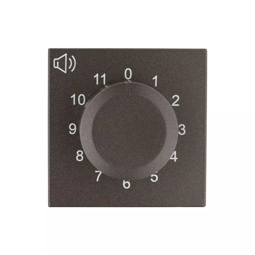 Legrand Volume Controller Myrius Charcoal Grey 2 Module, 6794 70