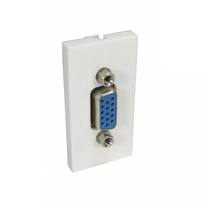 RS Pro 25 mm 1 Way Female SVGA Audio Video Faceplate