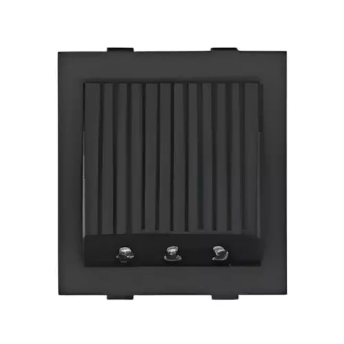 K9 Skirting Light 3 Led 2 Module Black, 9141 (Pack of 10)