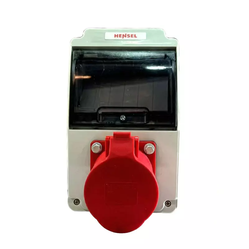 Hensel Wall Socket with DIN - Rail 16 Amp, IP 66, 3P + N + E Pole, 315TR-16