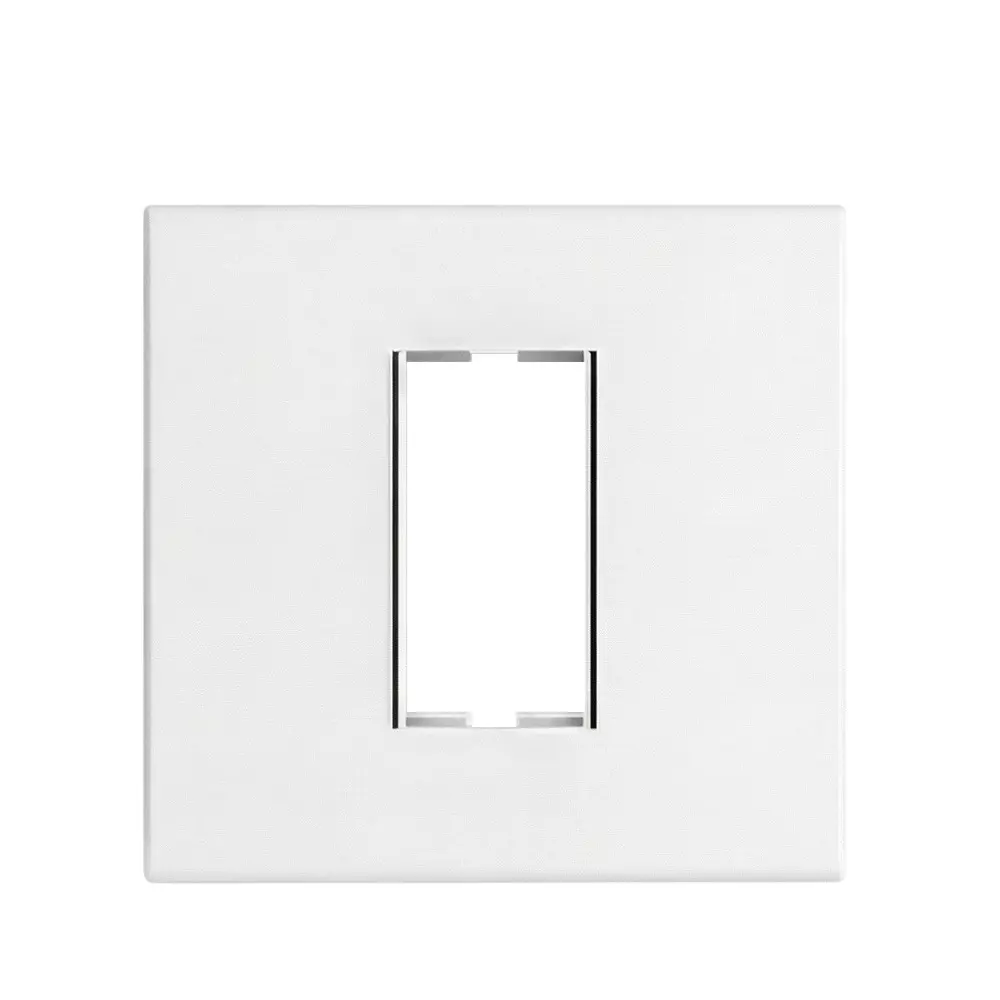 Cona Trimm Modular Plate White 1 Module, TM 1101 (Pack of 10)